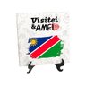 Quadro Azulejo Bandeira Namíbia Visitei E Amei Viagem - 1