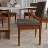 Conjunto para Sala de Jantar Tampo Oval 170cm com 6 Cadeiras Madeira Maciça Miami - 5