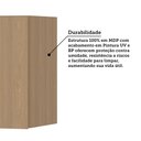 Ver imagem 3 de Armário Aéreo para Geladeira 80cm 2 Portas Slim Luciane Móveis