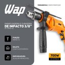Ver imagem 4 de Parafusadeira e Furadeira de Impacto Wf 700K10 W2 11 Acessórios 700W Wap
