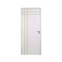 Ver imagem 3 de Kit Porta de Madeira Decorada 215x84cm com Batente de MDF Ultra 12cm Mantiqueira MGM Branco