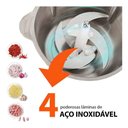 Ver imagem 6 de Processador de Alimentos Fred Store Inox 2 Funções 2 Velocidades 300W Prata 220V
