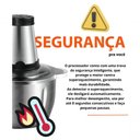 Ver imagem 7 de Processador de Alimentos Fred Store Inox 2 Funções 2 Velocidades 300W Prata 220V