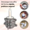 Ver imagem 4 de Processador de Alimentos Fred Store Inox 2 Funções 2 Velocidades 300W Prata 220V