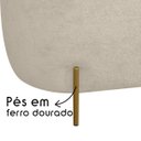 Ver imagem 3 de Puff Decorativo Banqueta Orgânico Feijão Curvo Maitê 138cm Bouclê:bege