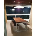 Ver imagem 3 de Mesa Estilo/Modelo Industrial com 2 Bancos (2,20 x 0,90)