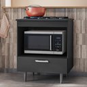 Ver imagem 5 de Balcão de Cozinha Alecrim 1 Gaveta para Cooktop 4 Bocas Poliman Móveis