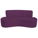 Ver imagem 4 de Sofá Curvo Orgânico Escritório Recepção 3 Lugares Amsterdã 160cm Suede