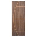 Ver imagem 1 de Kit Porta de Madeira Decorada 212x75cm com Batente de Alumínio 3,6cm Gaúcha MGM Abertura Direita Marrom/Carvalho Quebec