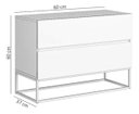 Ver imagem 3 de Mesa de Cabeceira Eros 60cm