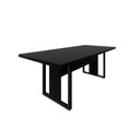 Ver imagem 2 de Mesa de Reunião Industrial 200cm 1 Caixa de Tomada Preto F5 Office