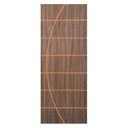 Ver imagem 2 de Kit Porta de Madeira Decorada 212x65cm com Batente de Alumínio 3,6cm Neblina MGM Abertura Direita Carvalho Quebec
