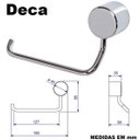 Ver imagem 3 de Papeleira Flex Porta Papel Higiênico Deca - 2020cflx