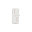 Ver imagem 3 de Kit Porta de Madeira Decorada 212x65cm com Batente de Alumínio 3,6cm Cantareira MGM Branco