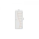 Ver imagem 3 de Kit Porta de Madeira Decorada 212x65cm com Batente de Alumínio 3,6cm Cantareira Mgm