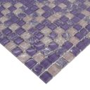 Ver imagem 5 de Pastilha de Vidro para Banheiro Craquelado Lilás 30cmx30cm