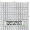 Pastilha de Vidro para Banheiro Craquelado Lilás 30cmx30cm - 7