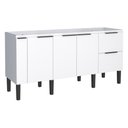 Ver imagem 1 de Gabinete de Cozinha Para Pia de 180 em Madeira Cisne 2 Gavetas Branco - Cozimax