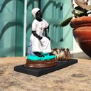 Ver imagem 2 de Preta Velha Porta Vela 13 Cm