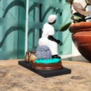 Ver imagem 3 de Preta Velha Porta Vela 13 Cm