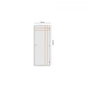 Ver imagem 3 de Kit Porta de Madeira Decorada 212x85cm com Batente de Alumínio 3,6cm Mantiqueira Mgm