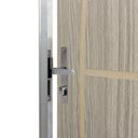 Ver imagem 4 de Kit Porta de Madeira Decorada 212x85cm com Batente de Alumínio 3,6cm Gaúcha Mgm Abertura Esquerda