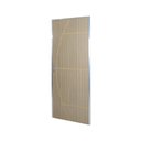 Ver imagem 2 de Kit Porta de Madeira Decorada 212x85cm com Batente de Alumínio 3,6cm Gaúcha Mgm Abertura Esquerda