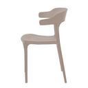 Ver imagem 4 de Cadeira de Jantar Garden Luxo Empilhável Gd-011 - Nude