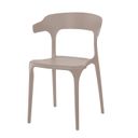 Ver imagem 1 de Cadeira de Jantar Garden Luxo Empilhável Gd-011 - Nude