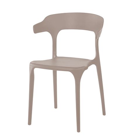 Cadeira de Jantar Garden Luxo Empilhável Gd-011 - Nude