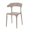 Cadeira de Jantar Garden Luxo Empilhável Gd-011 - Nude - 1