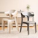 Ver imagem 6 de Cadeira de Jantar Garden Luxo Empilhável Gd-011 - Nude