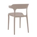 Ver imagem 5 de Cadeira de Jantar Garden Luxo Empilhável Gd-011 - Nude