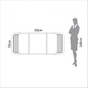 Ver imagem 6 de Cabeceira Estofada Casal Curva com Detalhes em Tela Natural 170x70cm Tw199 Dalla Costa Tw194 Freijo/