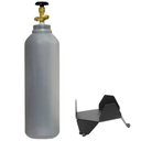 Ver imagem 1 de Suporte de Cilindro Co2 Chão Chopeira Kegerator Diâmetro 20cm