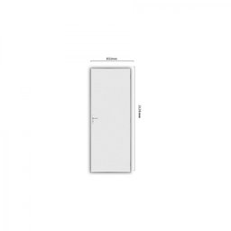 Kit Porta de Madeira Lisa 212x85cm com Batente de Alumínio 3,6cm Ecomadeiral MGM - 3