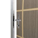 Ver imagem 4 de Kit Porta de Madeira Lisa 212x85cm com Batente de Alumínio 3,6cm Ecomadeiral MGM Abertura Direita Carvalho Quebec