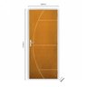 Kit Porta de Madeira Decorada 212x85cm com Batente de Alumínio 3,6cm Gaúcha Mgm Abertura Direita - 3