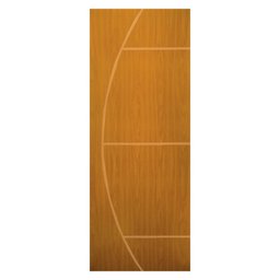 Kit Porta de Madeira Decorada 212x85cm com Batente de Alumínio 3,6cm Gaúcha MGM - 2
