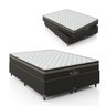Cama Box Queen Bipartido + Colchão Paris Molas Ensacadas Pocket - 61x158x198cm - e-Shop Casa - Jacqu - 1