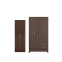 Ver imagem 3 de Conjunto de Guarda Roupa e Sapateira Flora 4 Portas