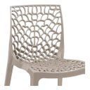 Ver imagem 3 de 2 Cadeiras de Jantar Empilhável Gruvyer Nude