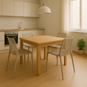 Ver imagem 6 de 2 Cadeiras de Jantar Empilhável Gruvyer Nude