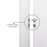 Kit Porta de Madeira Lisa 215x74cm com Batente de MDF Ultra 07cm Melamínico MGM - 13