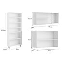 Ver imagem 2 de Cozinha Compacta Evidence 3 Peças (2 Armários + 1 Paneleiro) Cpt54 Branco/preto - Bertolini