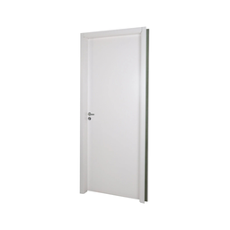 Kit Porta de Madeira Lisa 215x84cm com Batente de MDF Ultra 07cm Melamínico MGM Abertura Direita - 5 Kit Porta de Madeira Lisa 215x84cm com Batente de MDF Ultra 07cm Melamínico MGM Abertura Direita - 5