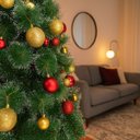 Ver imagem 4 de Kit 60 Bolas Vermelho e Dourado Natal Lisas/Foscas/Glitter c/ Ponteira Enfeite