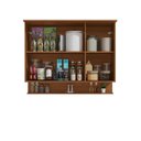 Ver imagem 5 de Armário Aéreo 3 Portas 120cm com LED Fita Linha Liga Modulado