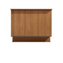 Ver imagem 3 de Armário Aéreo 3 Portas 120cm com LED Fita Linha Liga Modulado