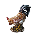 Ver imagem 3 de Galo Artesanal - Peça Decorativa Colorida e Charmosa